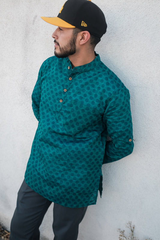 Teal Oval